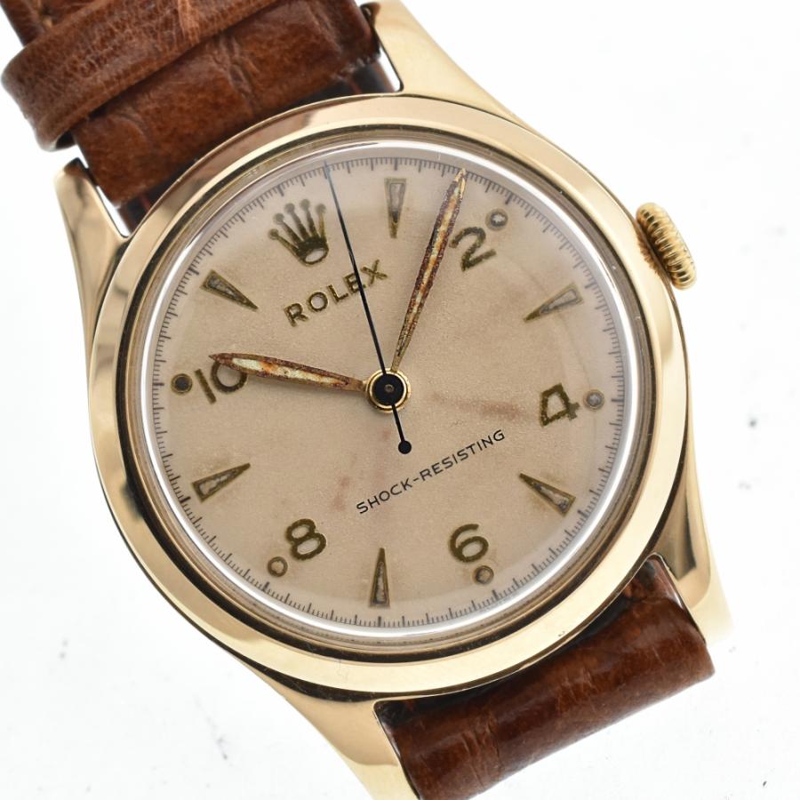 ROLEX（ロレックス） 値下 ROLEX 12325 ヴィンテージ K9YG/レザー 手