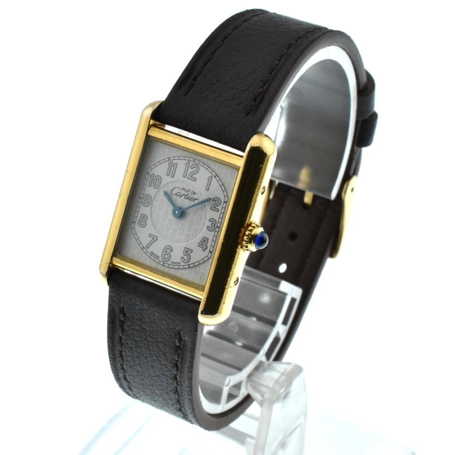 Cartier（カルティエ） 値下 CARTIER 2415 マストタンク ヴェルメイユ