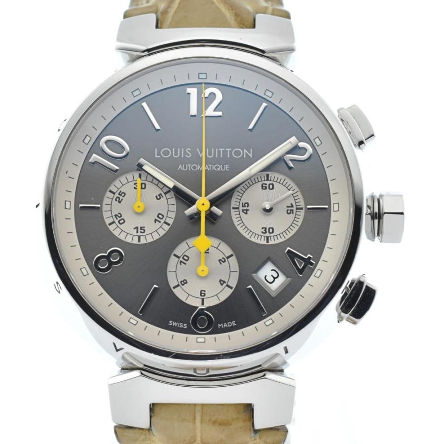 LOUIS VUITTON ルイ・ヴィトン Q1120 タンブール クロノグラフ デイト  