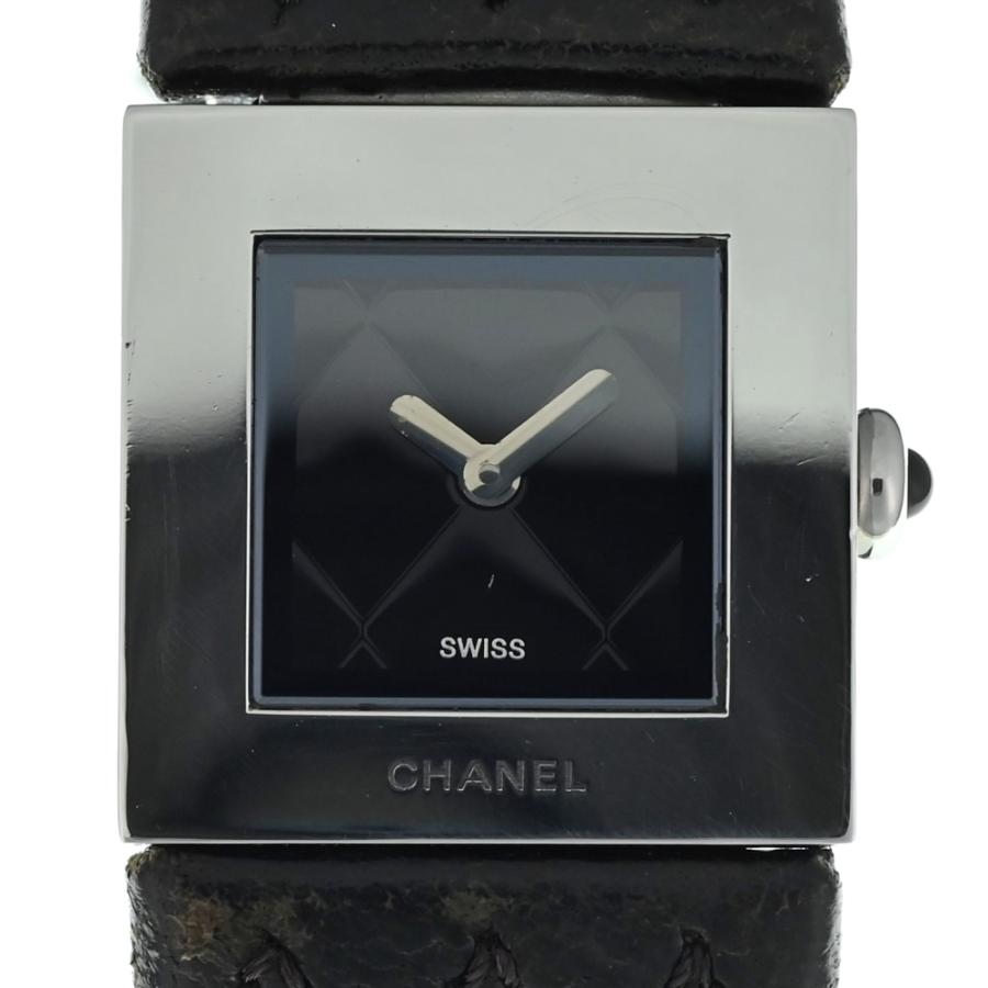 CHANEL シャネル H0116 マトラッセ SS/レザー クォーツ レディース B 