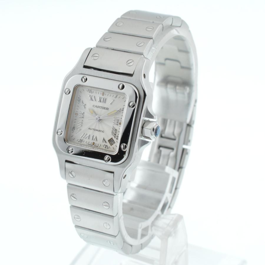 CartierサントスガルベSM20周年限定モデル　自動巻き式腕時計【美品】 カルティエサントス ガルベSM 20周年記念モデル レディース 腕時計