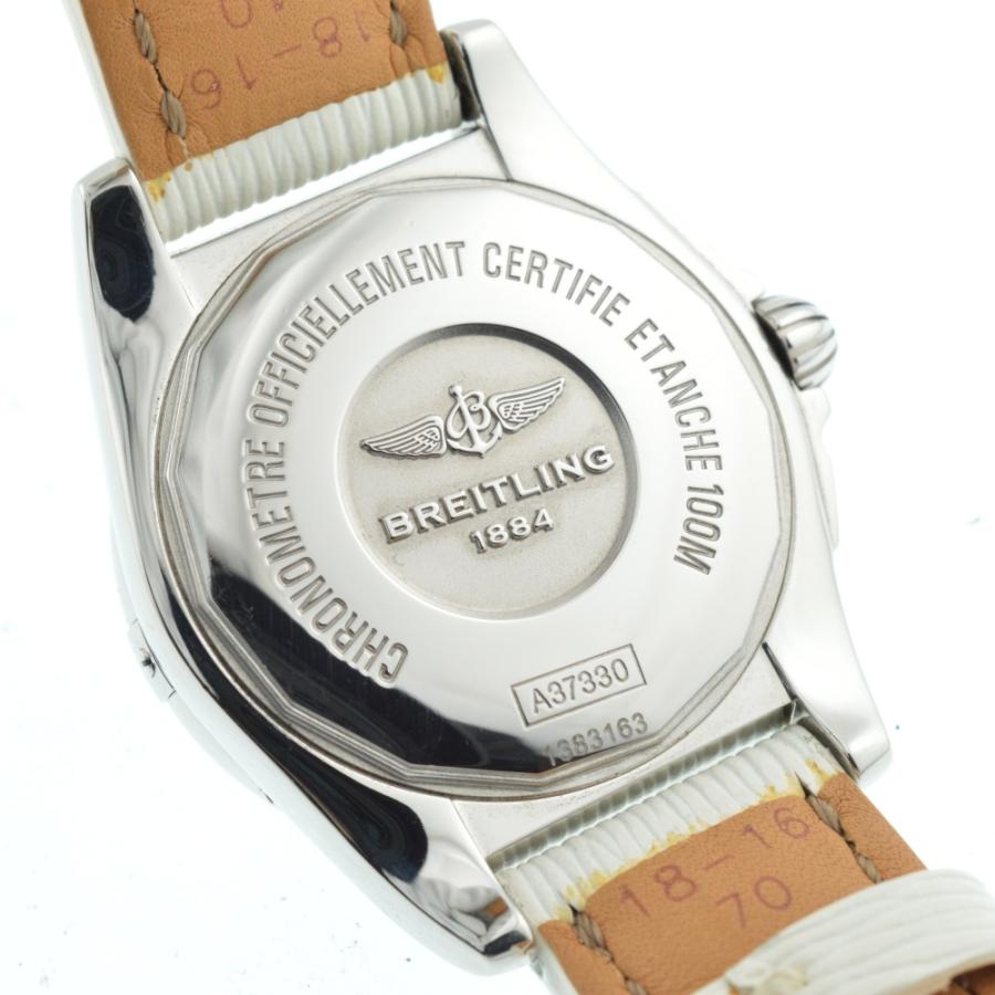 【中古】ブライトリング BREITLING A37330  ダイヤベゼル 自動巻き レディース  箱・保証書付き BREITLING - 【中古】ブライトリング BREITLING A37330 ダイヤベゼル