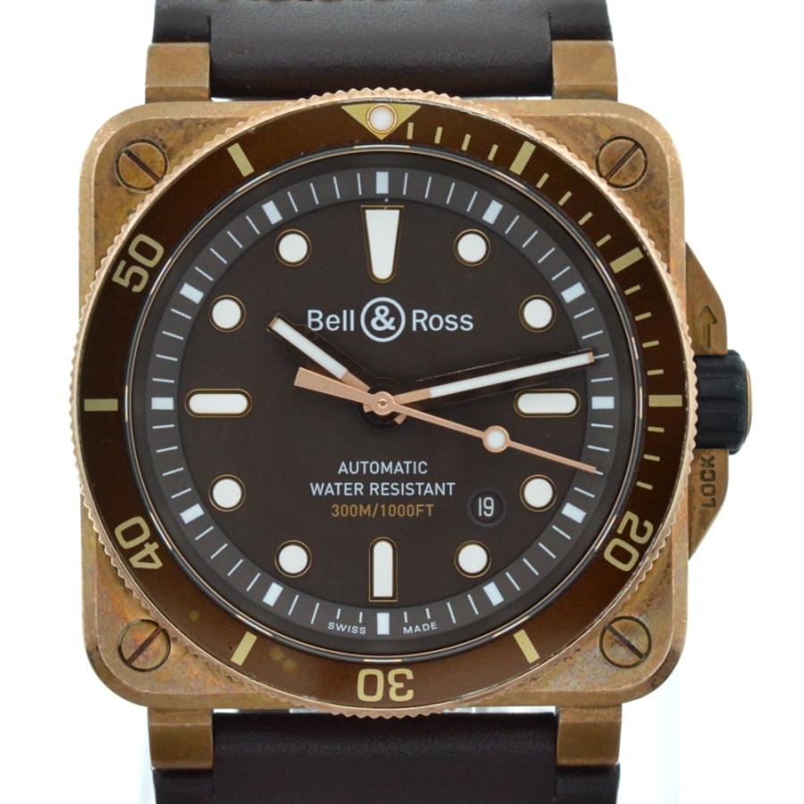 週末値下ベル＆ロス Bell＆Ross BR03-92 ダイバー　デイト 自動巻 ベル&ロス 値下 Bell＆Ross BR03-92-D-B ダイバー 限定品 自動巻き