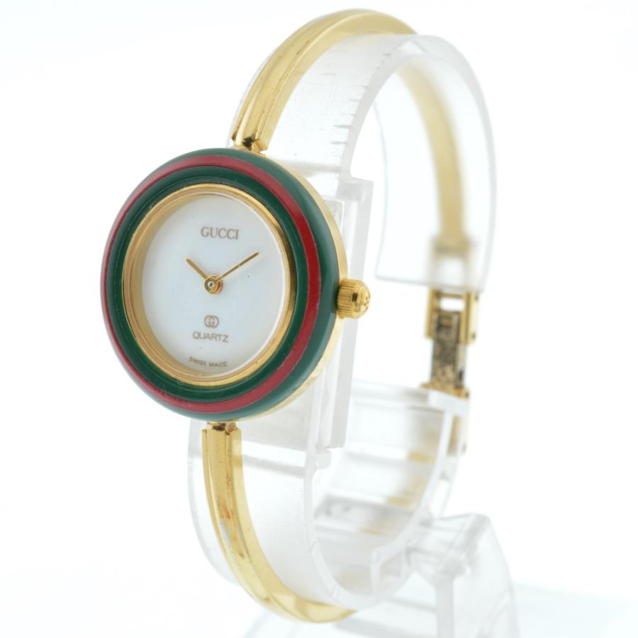 GUCCI（グッチ） 値下 GUCCI 1100-L チェンジベゼル GP クォーツ