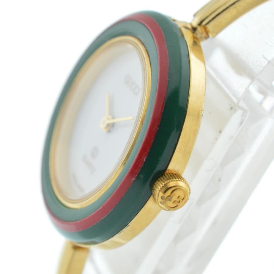 GUCCI（グッチ） 値下 GUCCI 1100-L チェンジベゼル GP クォーツ