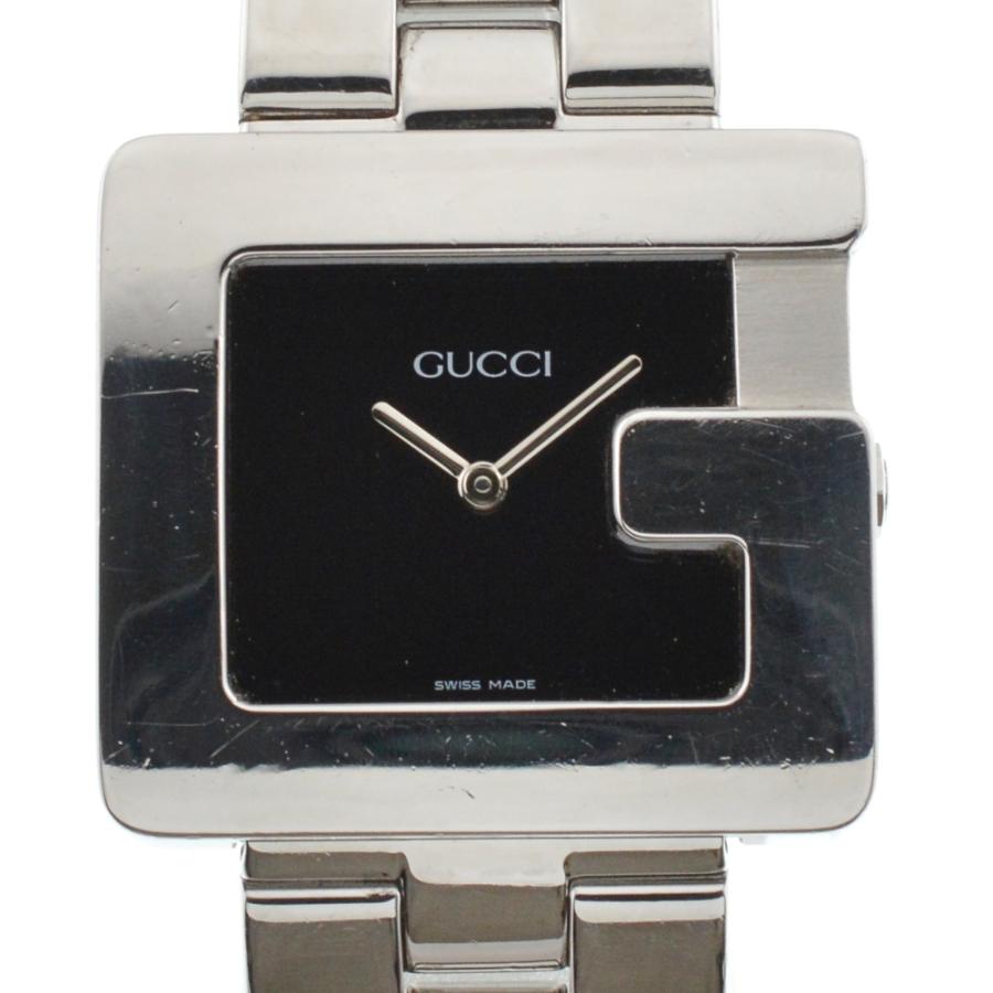 GUCCI（グッチ） GUCCI 3600M Gスクエア ステンレススチール ブラック