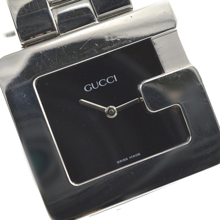 GUCCI（グッチ） GUCCI 3600M Gスクエア ステンレススチール ブラック