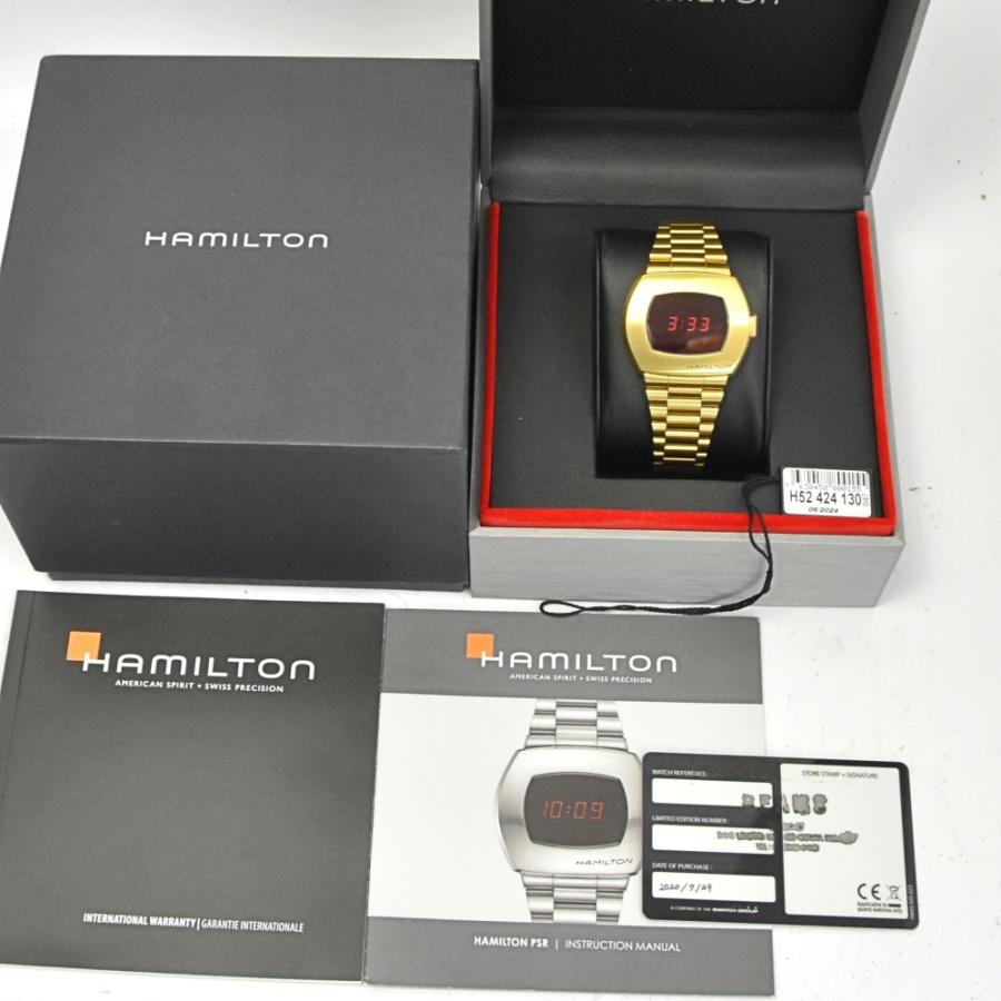 HAMILTON（ハミルトン） HAMILTON H524240/H52424130 PSR パルサー 50周年記念 クォーツ メンズ 美品 ...