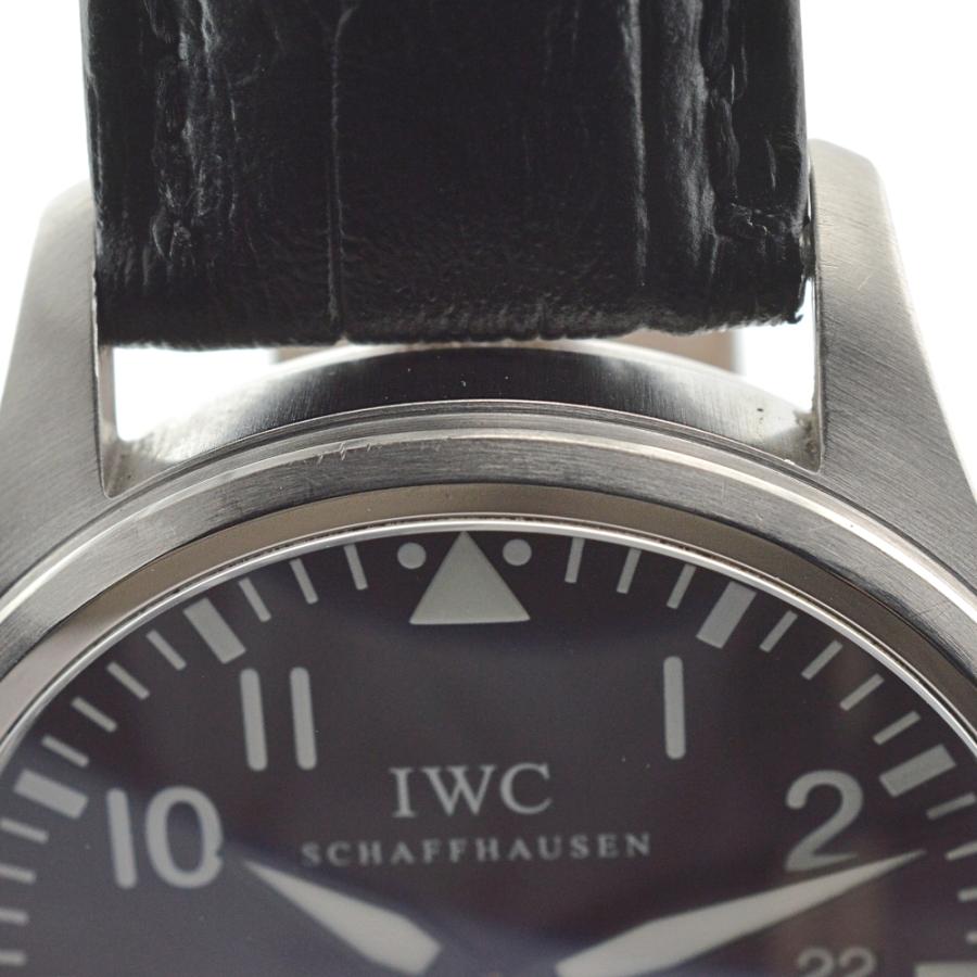 メンズ IWCマーク16黒文字盤 自動巻き デイト IW325501