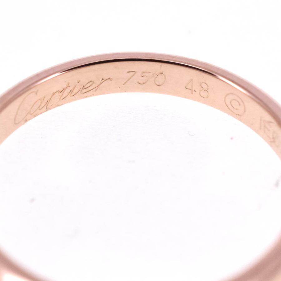 カルティエ CARTIER バンド リング サイズ48/JP8 K18PG Cartier（カルティエ） バンド リング サイズ48/JP8 K18PG レディース