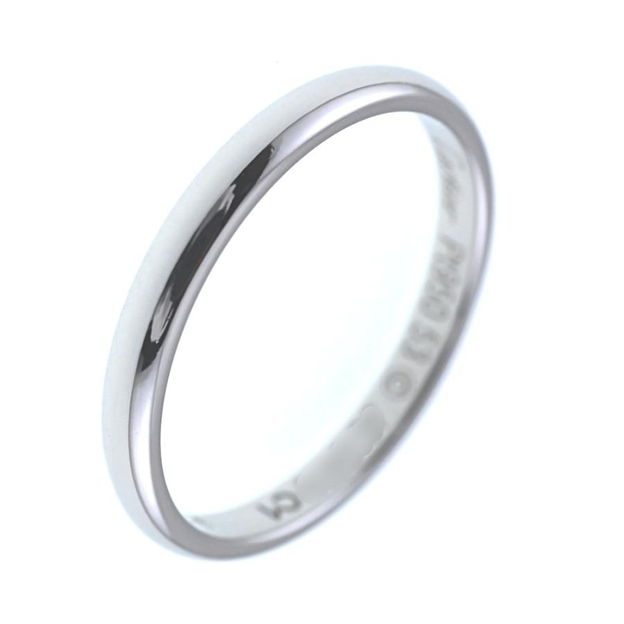 カルティエ Pt950 リング バンド 53号