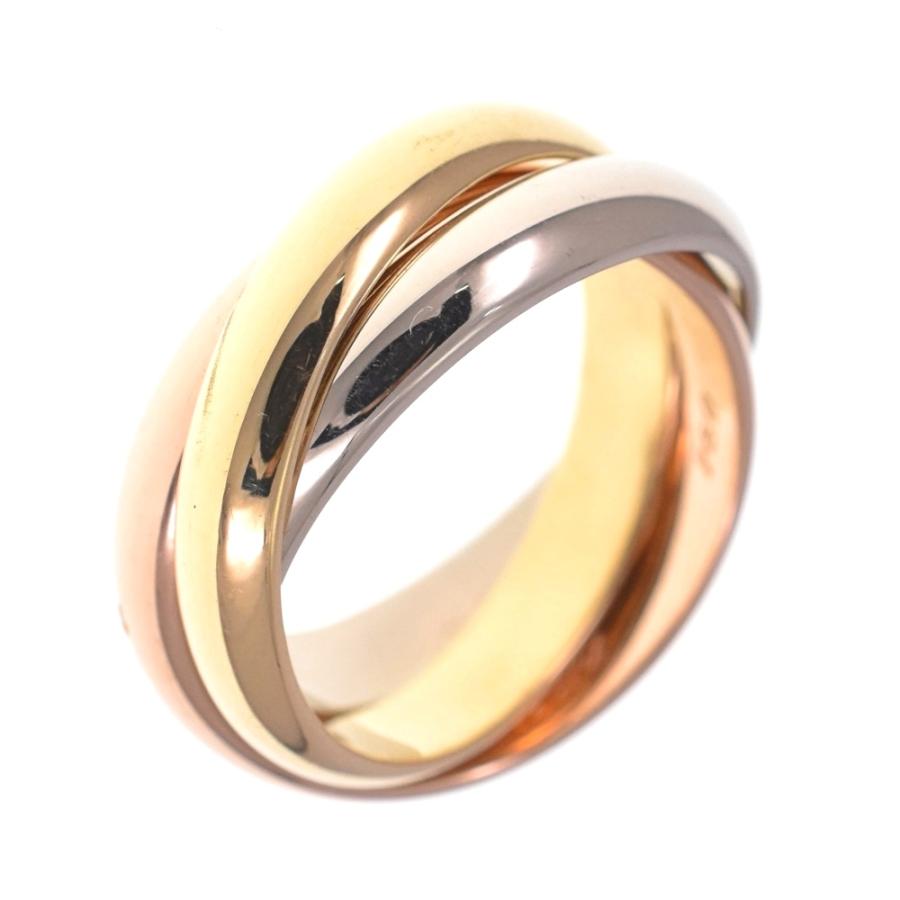 【Cartier】カルティエ トリニティ 3連リング#52 Cartier（カルティエ） トリニティ 3連リング サイズ52/JP12