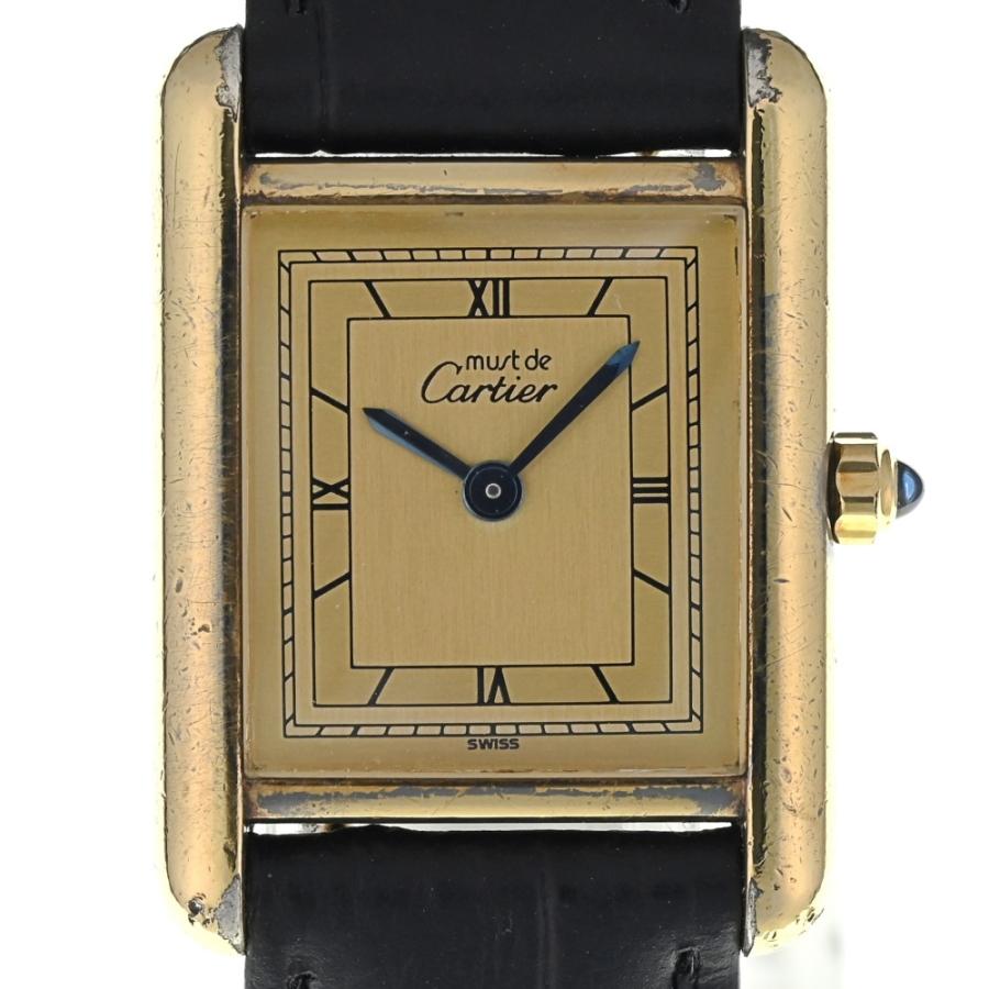 Cartier カルティエ CARTIER 366001 マストタンク ヴェルメイユ Cartier カルティエ CARTIER 366001 マストタンク ヴェルメイユ