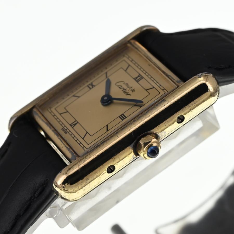 Cartier カルティエ CARTIER 366001 マストタンク ヴェルメイユ Cartier カルティエ CARTIER 366001 マストタンク ヴェルメイユ