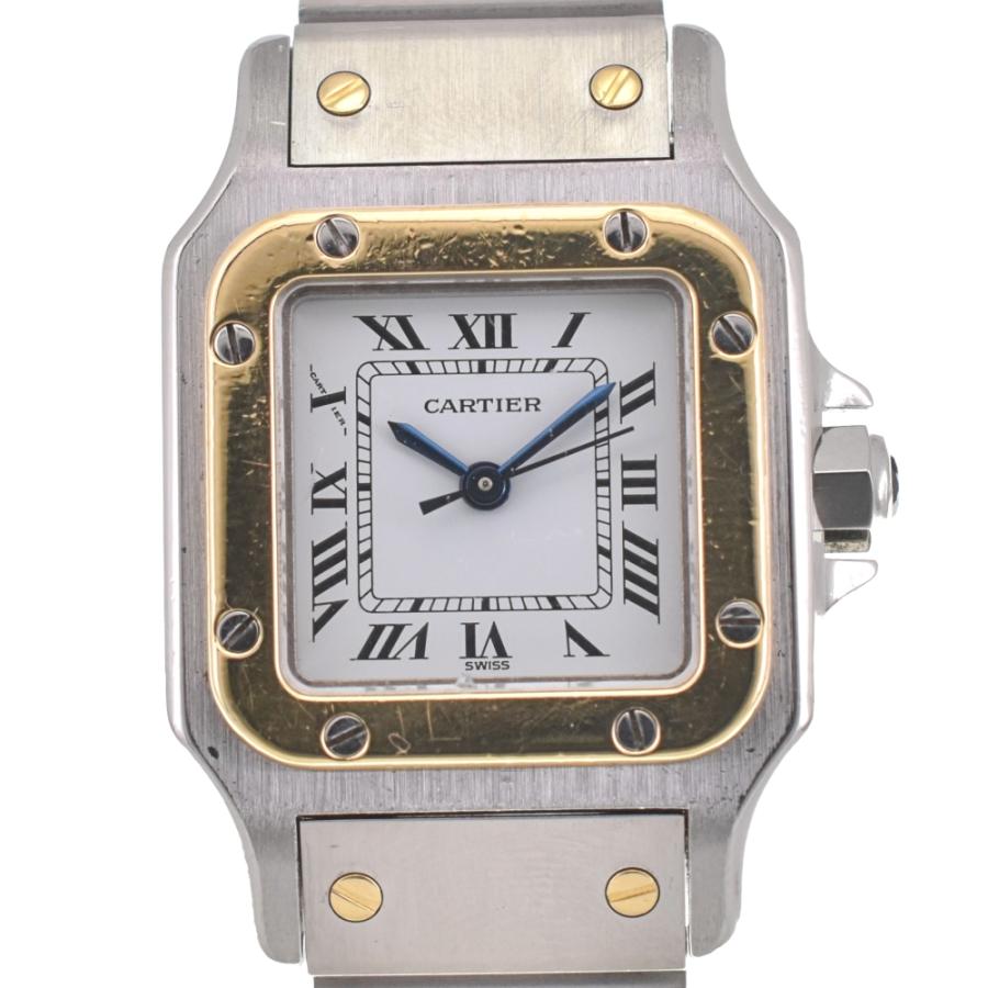 Cartier（カルティエ） 値下 サントスガルベ SM デイト SS/YG 自動巻き