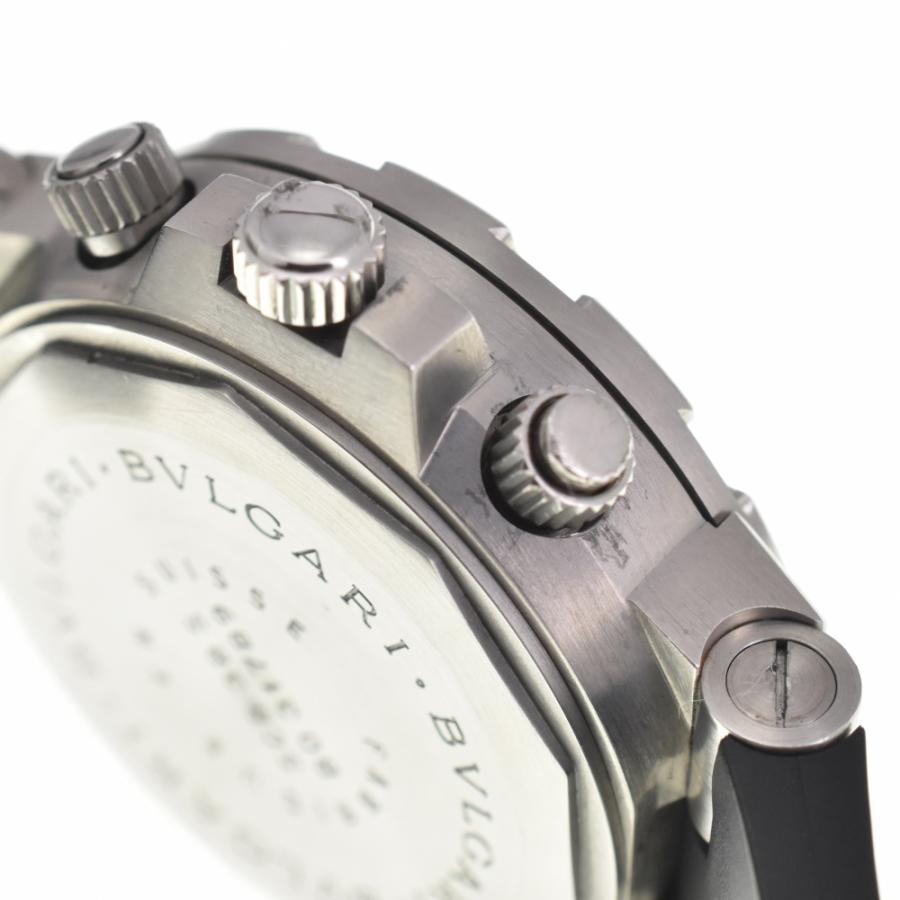 BVLGARI ベルト訳あり ブルガリ SCB38S ディアゴノ スクーバ