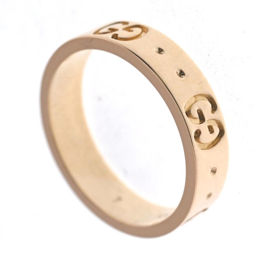 GUCCI（グッチ） アイコン リング サイズ47/JP7 K18YG レディース S