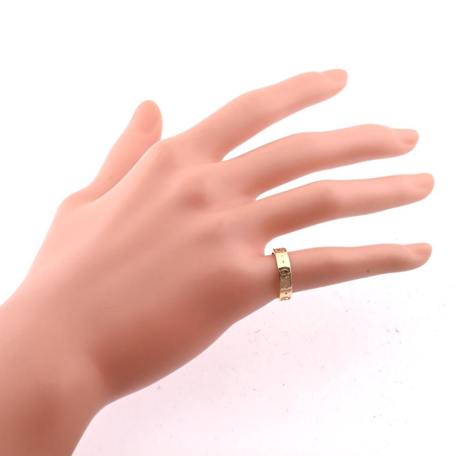 GUCCI（グッチ） アイコン リング サイズ47/JP7 K18YG レディース S