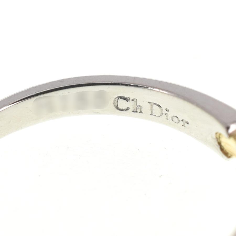 ディオール Dior リング サイズ48/JP8 Pt900/K18YG ダイヤモンド