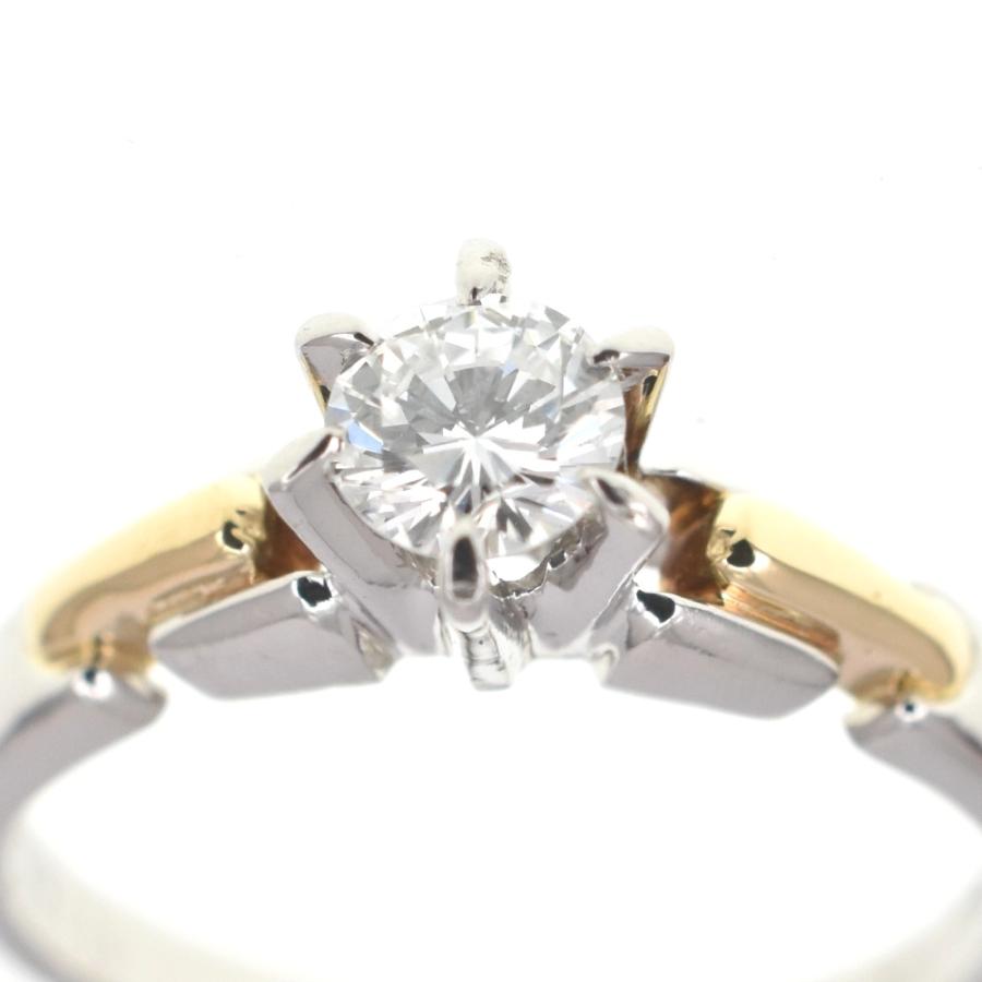 ディオール Dior リング サイズ48/JP8 Pt900/K18YG ダイヤモンド