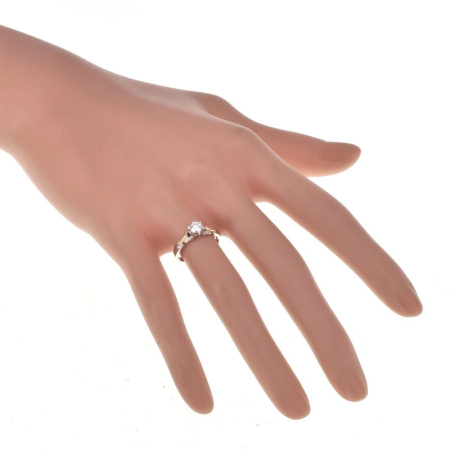 Dior リング 8-9号 ディオール Dior リング サイズ48/JP8 Pt900/K18YG ダイヤモンド