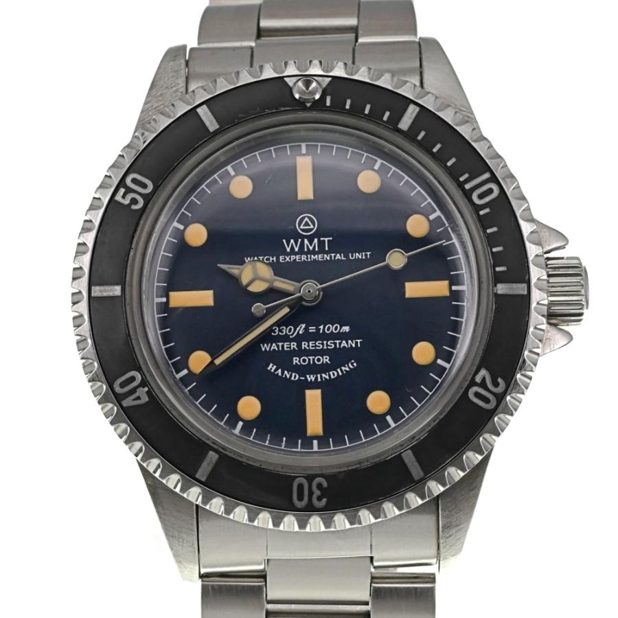 ダブルエムティー WMT WATCHES 316L 100m SS 自動巻き メンズ 良品 O