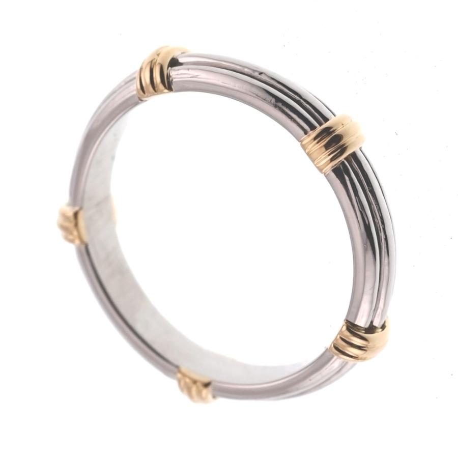 ディオール Dior リング サイズ50/JP10 Pt900/K18YG レディース S