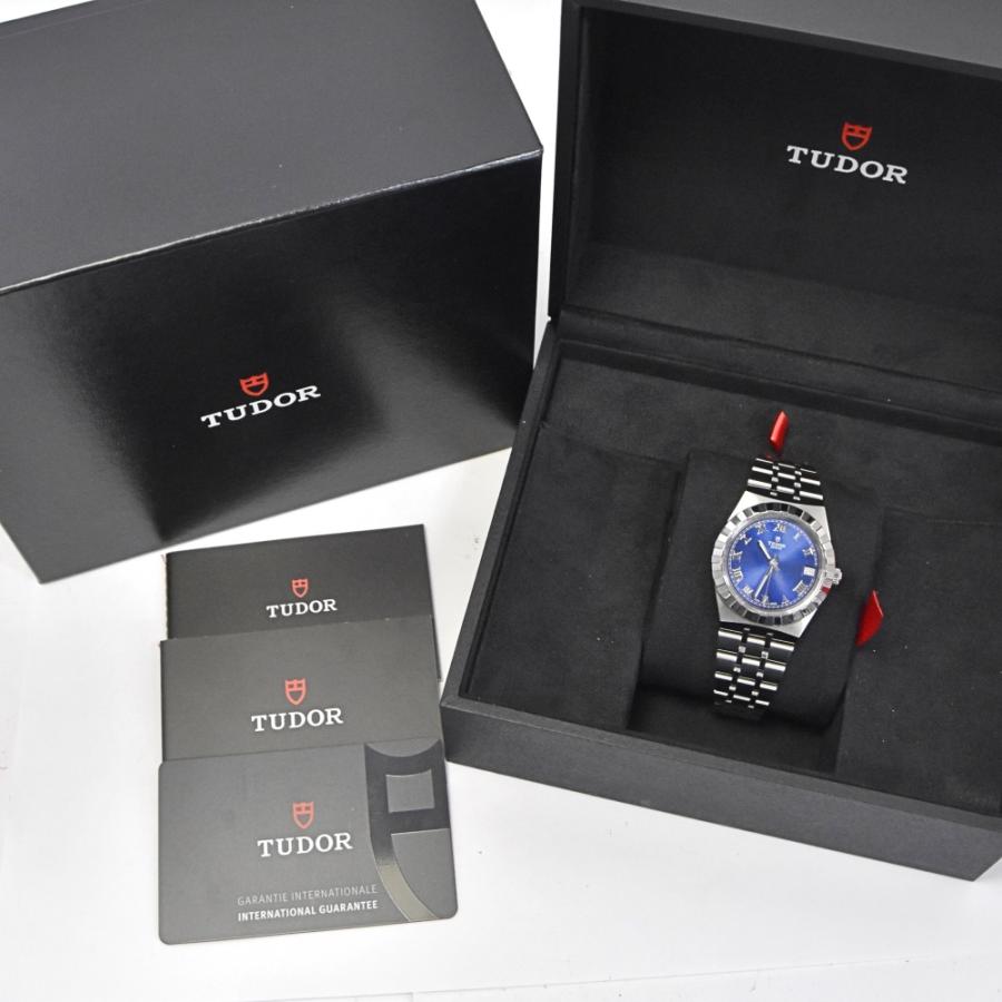 中古 チューダー / チュードル TUDOR 28400 ブルー ユニセックス 腕時計 チューダー / チュードル ロイヤル 28400 ブルー ユニセックス 時計