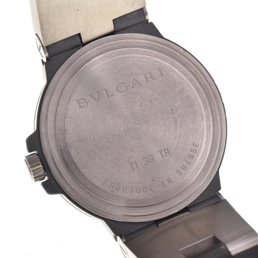 BVLGARI（ブルガリ） BVLGARI TI38TA ディアゴノ デイト チタン/ラバー 