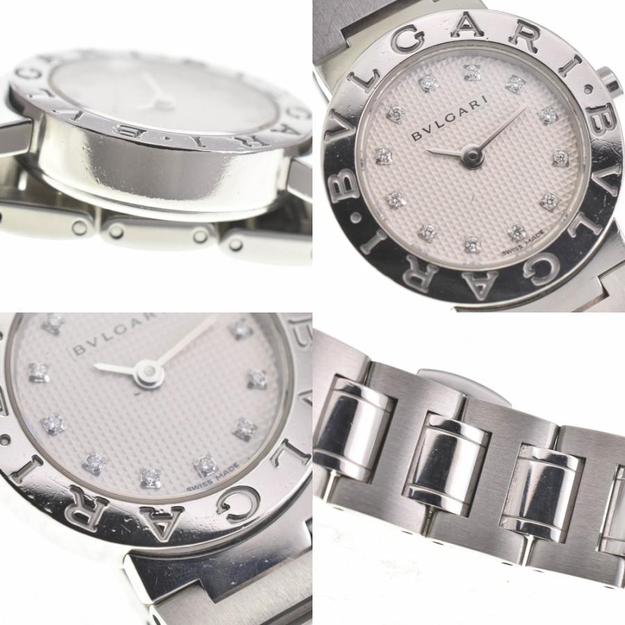 BVLGARI ブルガリ BB23SS ブルガリブルガリ 12P ダイヤモンド クォーツ  