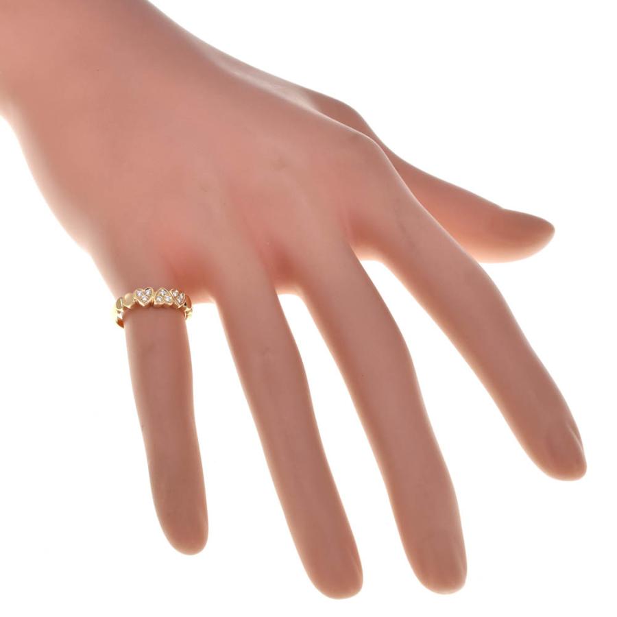 ディオール Dior リング サイズ46/JP6 K18YG ダイヤモンド レディース 