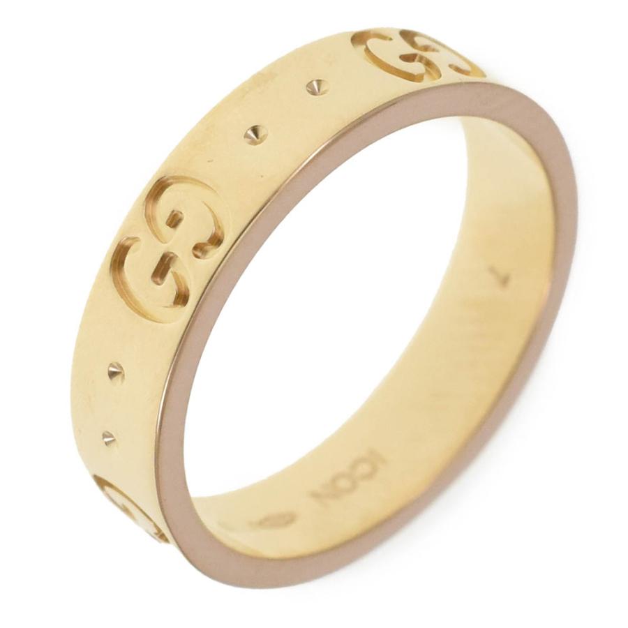 GUCCI（グッチ） アイコン リング サイズ47/JP7 K18YG レディース S