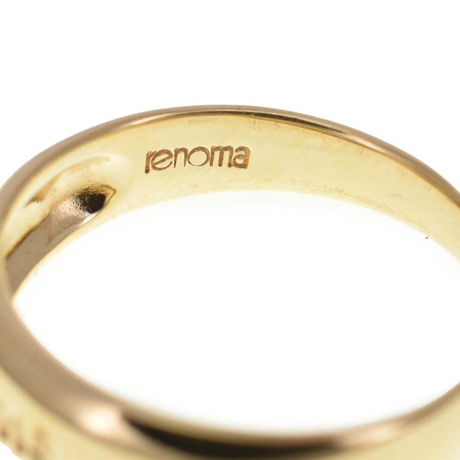 renoma（レノマ） リング サイズ51/JP11 K18YG ブルーサファイア