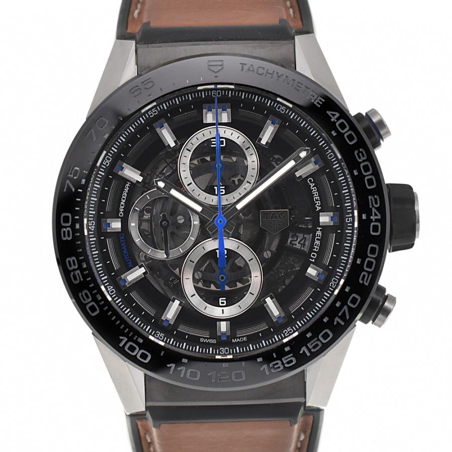 タグホイヤー カレラ スケルトン クロノグラフ CAR2A1T.FT6052 自動