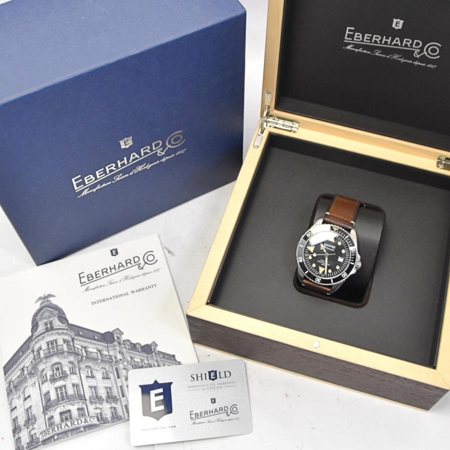 ⑩時計セット エベラール EBERHARD 41034.VS CP スカフォグラフ 300 MCMLIX デイト