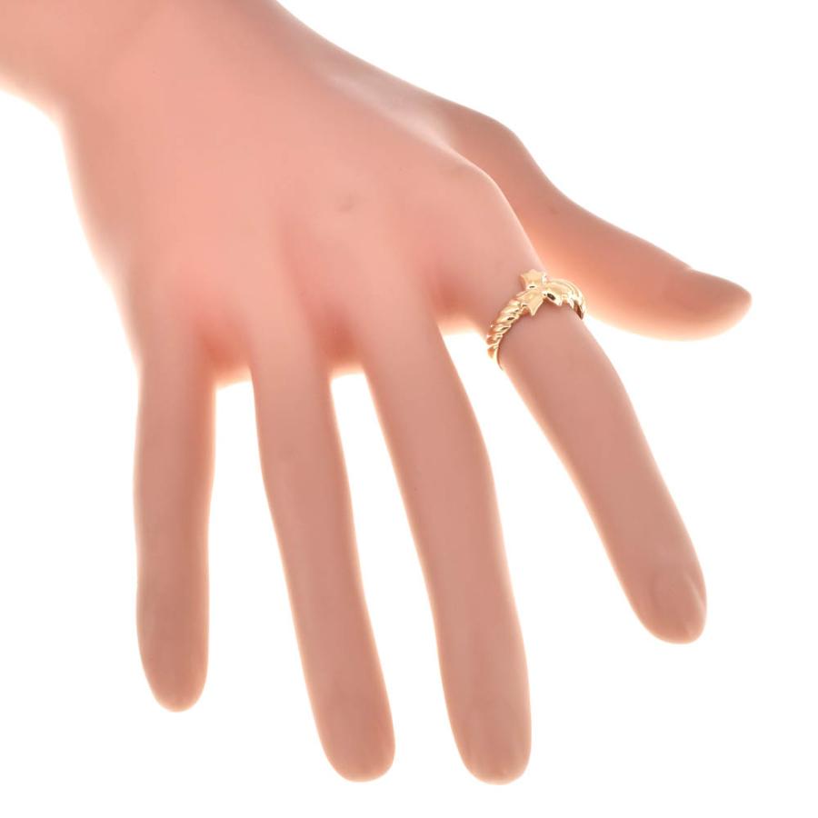 ディオール Dior チューリップ リング サイズ49/JP9 K18YG レディース