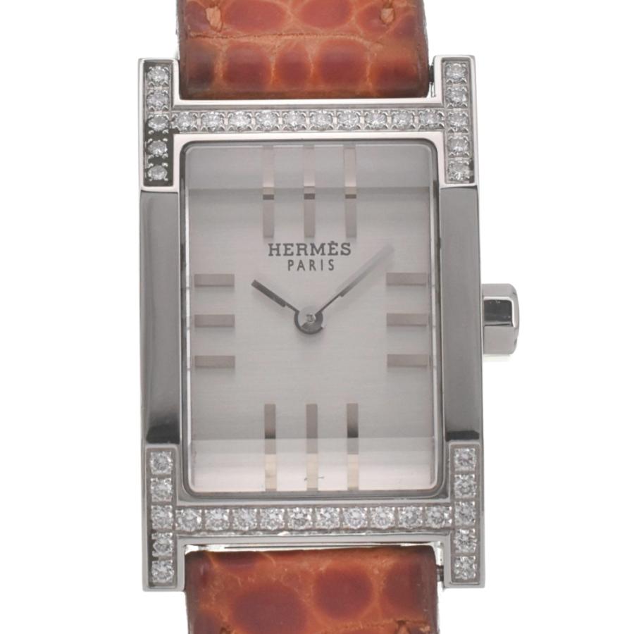 美品！ HERMES タンデム 天然ダイヤベゼル 腕時計 TA1.230 HERMES（エルメス） HERMES TA1.230 タンデム ベゼル ダイヤモンド