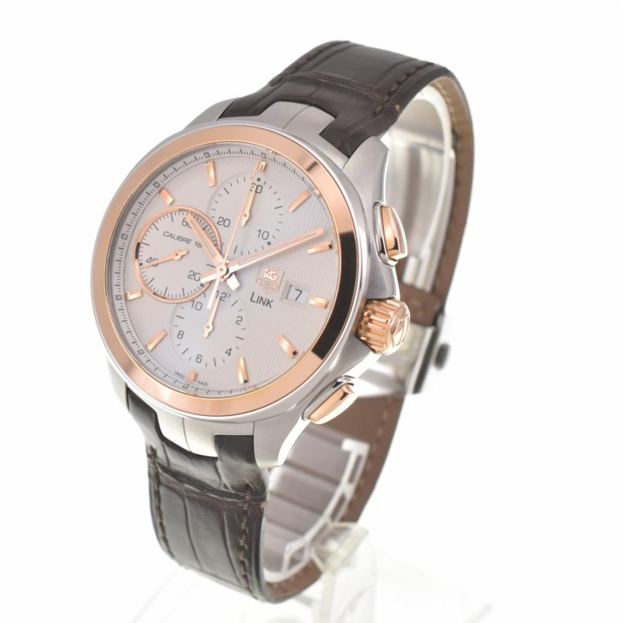 TAG HEUER（タグ・ホイヤー） TAG HEUER CAT2050.FC6322 リンク クロノ K18PG ベゼル 自動巻き メンズ ...