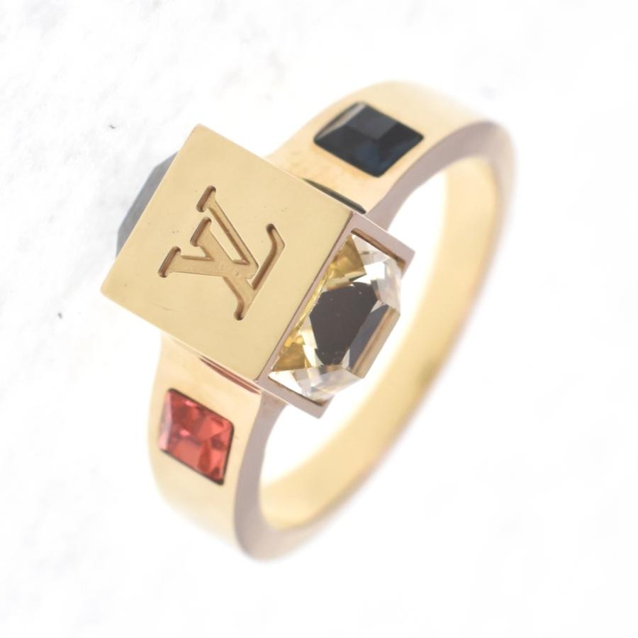 LOUIS VUITTON（ルイ・ヴィトン） LOUIS VUITTON M66727 バーグ ギャンブル リング サイズ50/JP10 GP ...