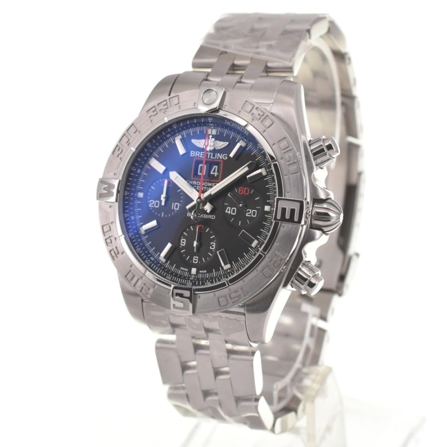 ブライトリング（BREITLING） BREITLING A44360 クロノマット ブラック 