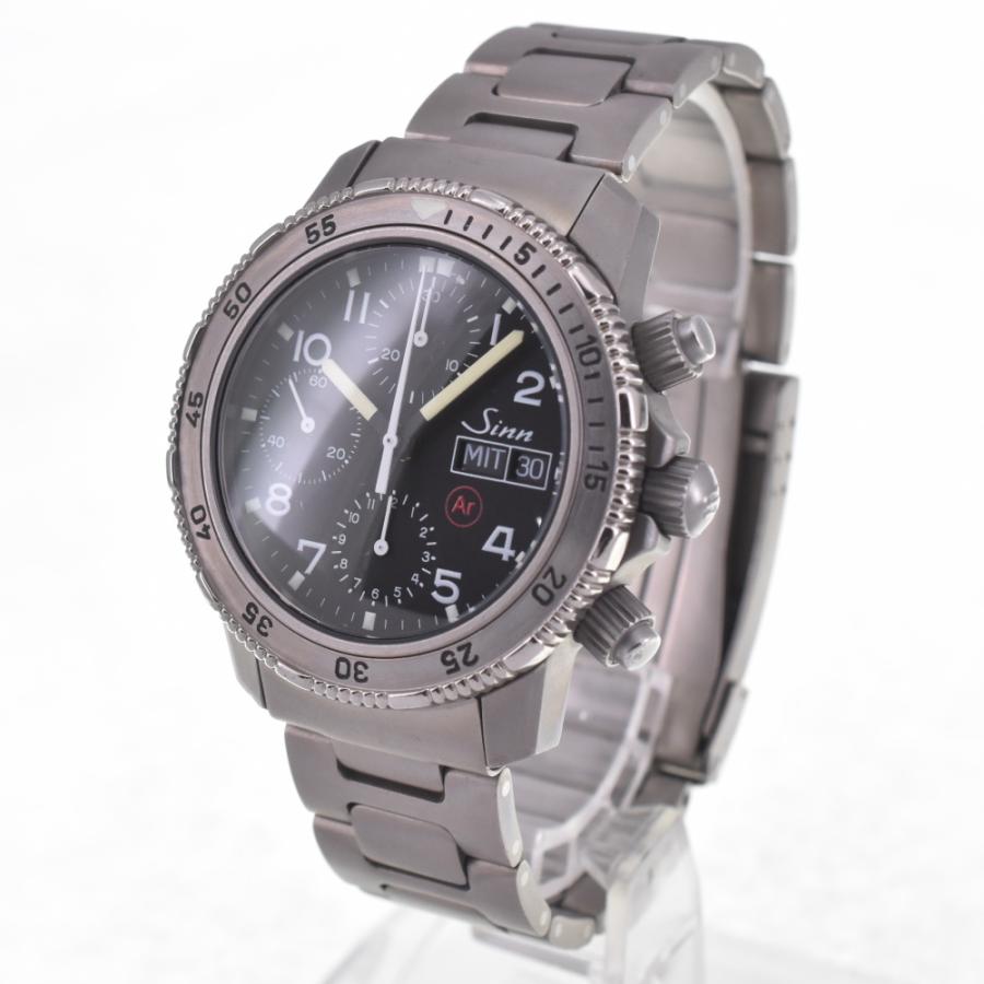 Sinn（ジン） 値下 Sinn 203.TI ダイバーズ クロノグラフ デイデイト