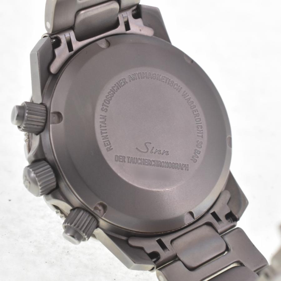 Sinn（ジン） 値下 Sinn 203.TI ダイバーズ クロノグラフ デイデイト