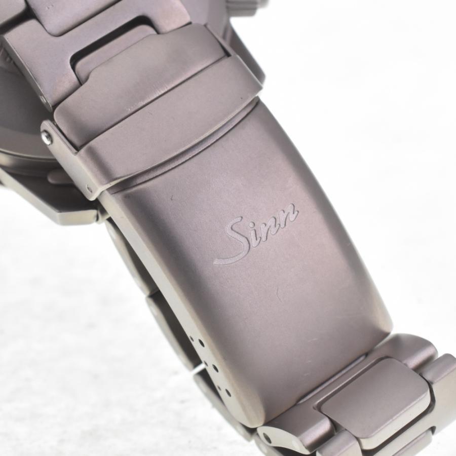 Sinn（ジン） 値下 Sinn 203.TI ダイバーズ クロノグラフ デイデイト