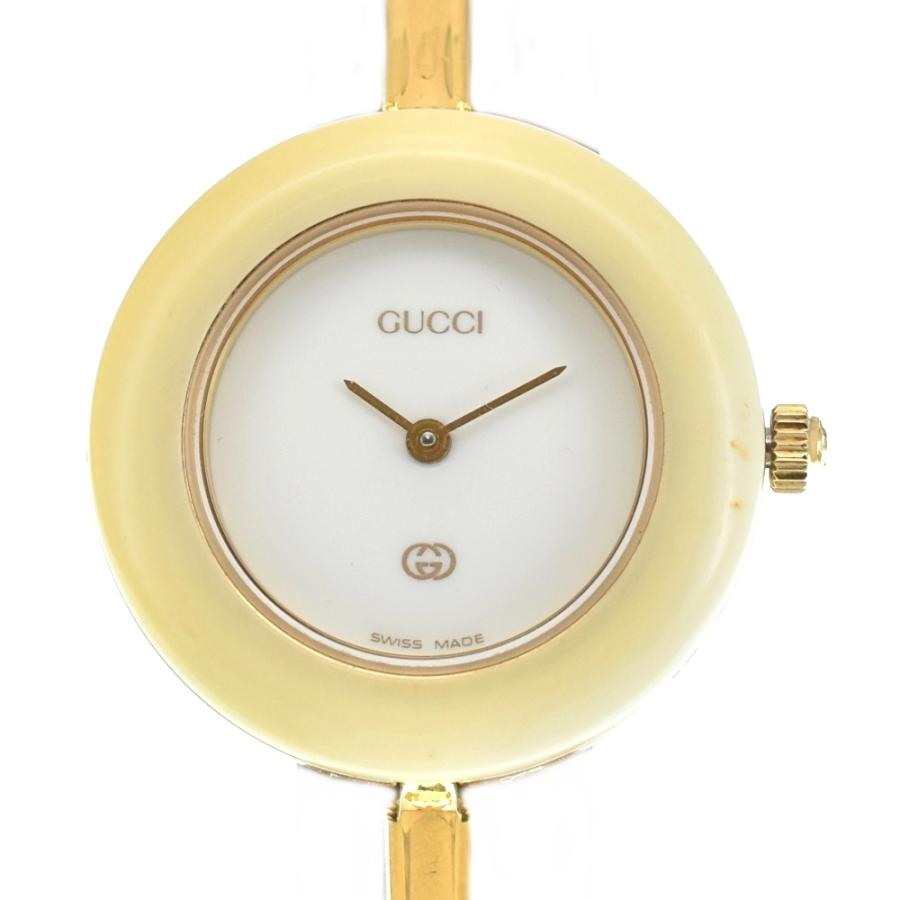 GUCCI グッチ 11/12 チェンジベゼル GP クォーツ レディース R