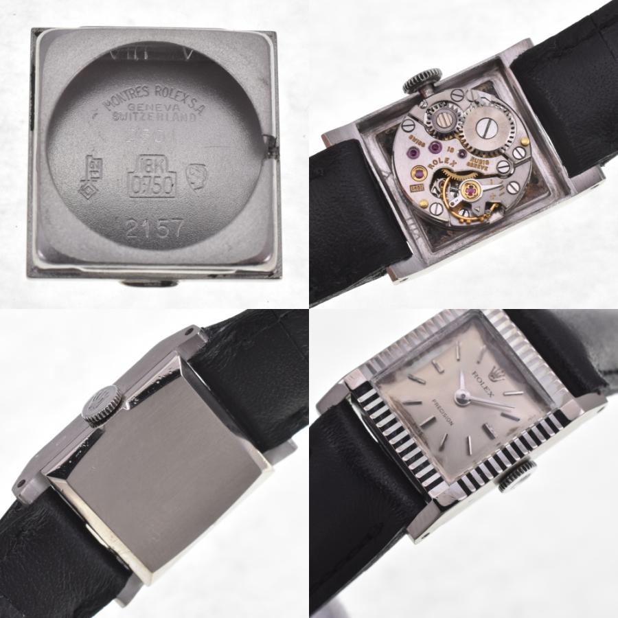 最終値下げ　ROLEX プレシジョン2157アフターダイヤ手巻きcal.1400 ROLEX（ロレックス） ROLEX 2157 プレシジョン K18WG Cal.1400 手巻き