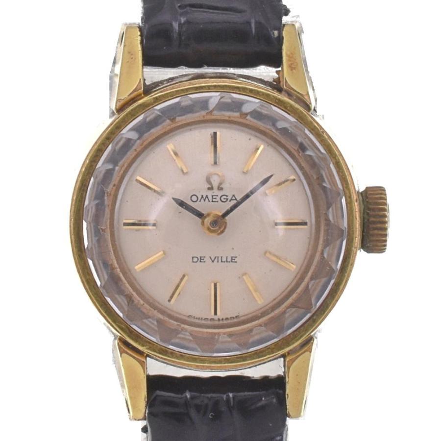 OMEGA オメガ 511.166 ヴィンテージ デビル カットガラス Cal.485 手  