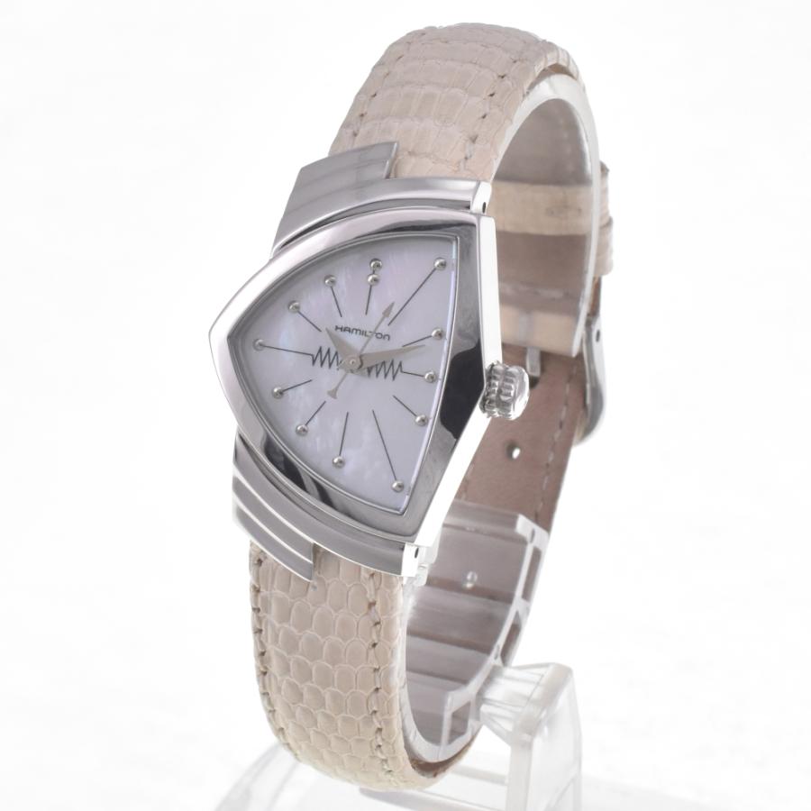 ジャンク　HAMILTON ハミルトン ベンチュラ H242111 ホワイト HAMILTON ハミルトン H242111 ベンチュラ クォーツ レディース