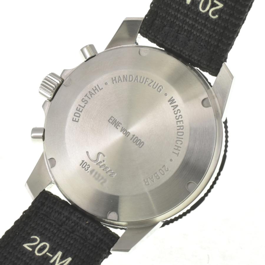 Sinn（ジン） 値下 Sinn 103.st.ty.hd 103 クロノグラフ 手巻き メンズ