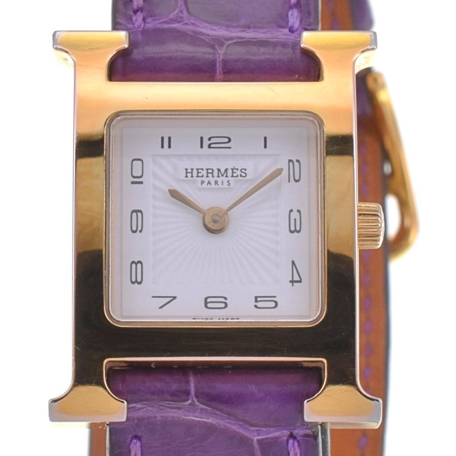 エルメス HERMES HH1.201 Hウォッチ レディース クォーツ HERMES（エルメス） 値下 HERMES HH1.201 Hウォッチ ドゥブルトゥール