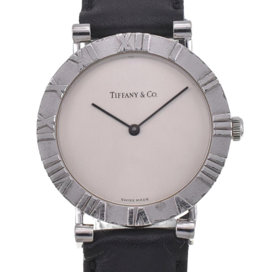 【希少】ティファニー　メンズ　時計　アトラス　M0640 クォーツ TIFFANY&Co.（ティファニー） アトラス M0640 SV925/レザー クォーツ